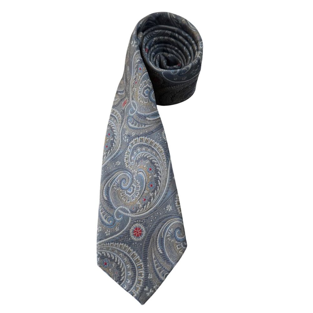 Jos. A. Bank Reserve Collection Mens 100% Silk Necktie Paisley Pattern